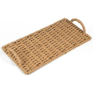 Evidea Deco Monarca Bej 30 CM Dekoratif Tepsi