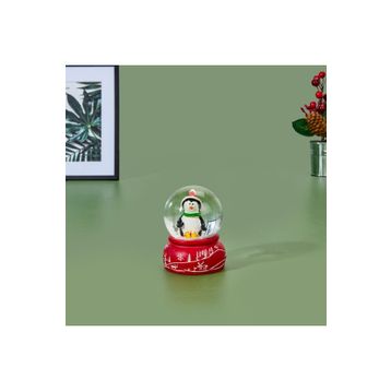 Evidea Deco Penguen Renkli 6x8 cm Figürlü Kar Küresi