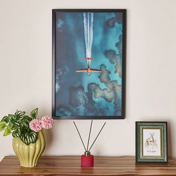 Evidea Deco Plain Mavi 40x60 cm Tablo