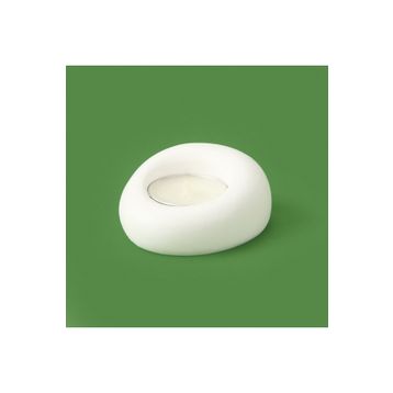 Evidea Deco Taş Beyaz 5 cm Mumluk