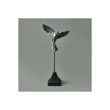 Evidea Deco Uccello Siyah Gümüş 32 cm Dekor