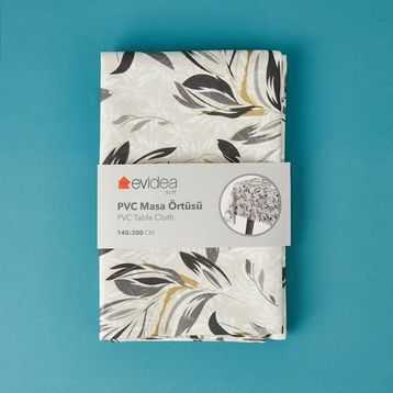 Evidea Ethereal Soft Taş 140x200 cm PVC Masa Örtüsü