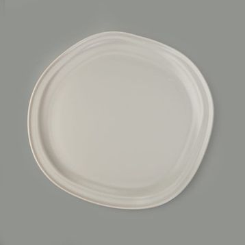 Evidea Kitchen Bloom Gri 29 cm Servis Tabağı