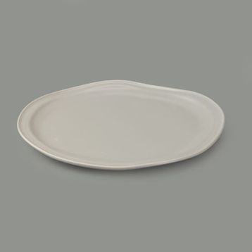 Evidea Kitchen Bloom Gri 29 cm Servis Tabağı