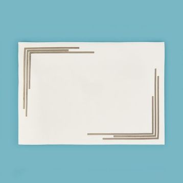 Evidea Kitchen Deri Krem 32x44 cm Amerikan Servis