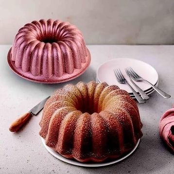 Evidea Kitchen Nirvana Pembe 24 cm Kalın Dilimli Kek Kalıbı