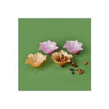 Evidea Kitchen Papatya Pembe 10 CM 4'lü Çerezlik