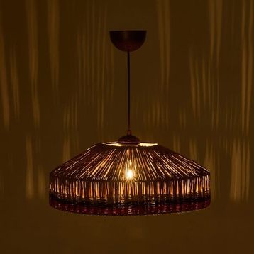 Evidea Lighting Mara Kahverengi Renkli 20x41x41 cm Sarkıt