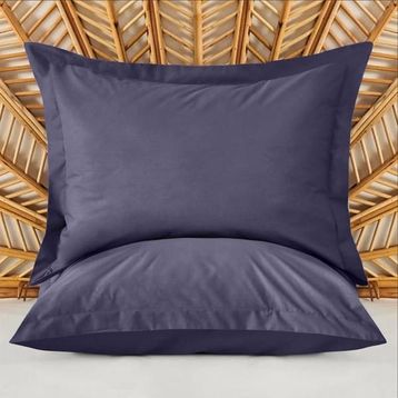 Evidea Oxford Soft Basic Lacivert 50x70 cm 2'li Yastık Kılıfı
