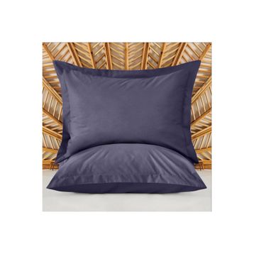 Evidea Oxford Soft Basic Lacivert 50x70 cm 2'li Yastık Kılıfı