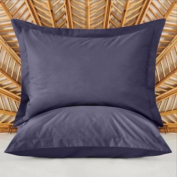 Evidea Oxford Soft Basic Lacivert 50x70 cm 2'li Yastık Kılıfı