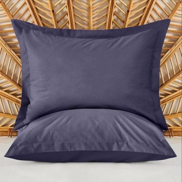 Evidea Oxford Soft Basic Lacivert 50x70 cm 2'li Yastık Kılıfı