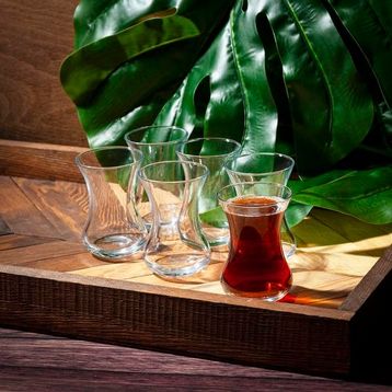 Evidea Paşabahçe İncebelli 6'lı Çay Bardağı