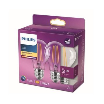 Evidea Philips A60 Led Classic 60W E27 Non-Dim 2700K Sarı Işık Ampul
