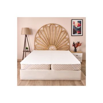Evidea Soft 120x200 cm Beyaz Minik Kapitoneli Tek Kişilik Sıvı Geçirmez Lastikli Alez