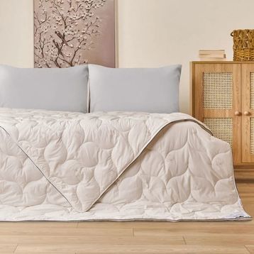 Evidea Soft 155x215 cm Beyaz Tek Kişilik Pamuk Yorgan