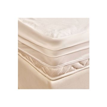 Evidea Soft 160x200 cm Beyaz Kapitoneli Sıvı Geçirmez Fitted Çift Kişilik Alez
