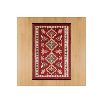 Evidea Soft 160x230 cm Kırmızı Uşak Eşme Desenli Halı