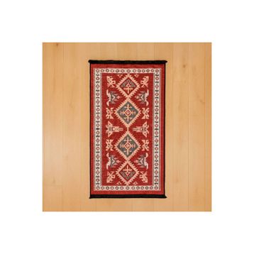 Evidea Soft 80x150 cm Kırmızı Uşak Eşme Desenli Halı