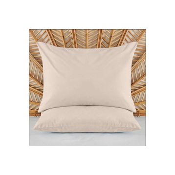 Evidea Soft Basic Bej 50x70 cm 2'li Yastık Kılıfı