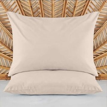 Evidea Soft Basic Bej 50x70 cm 2'li Yastık Kılıfı