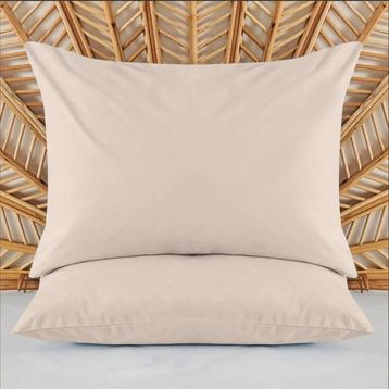 Evidea Soft Basic Bej 50x70 cm 2'li Yastık Kılıfı