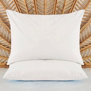 Evidea Soft Basic Beyaz 50x70 cm 2'li Yastık Kılıfı