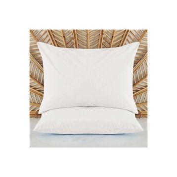 Evidea Soft Basic Beyaz 50x70 cm 2'li Yastık Kılıfı