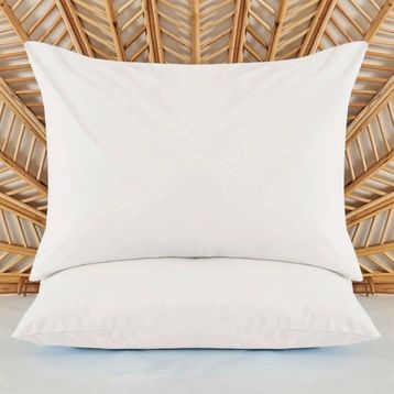 Evidea Soft Basic Beyaz 50x70 cm 2'li Yastık Kılıfı