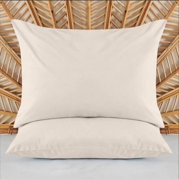 Evidea Soft Basic Ekru 50x70 cm 2'li Yastık Kılıfı