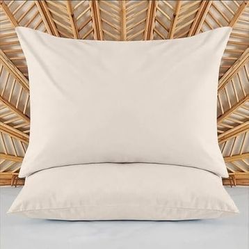 Evidea Soft Basic Ekru 50x70 cm 2'li Yastık Kılıfı