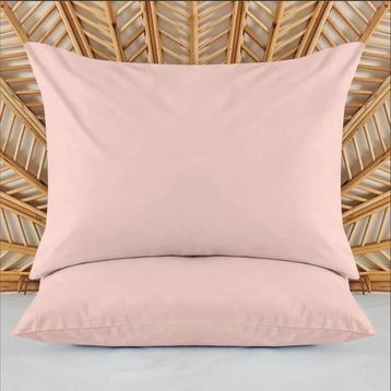 Evidea Soft Basic Gül Kurusu 50x70 cm 2'li Yastık Kılıfı