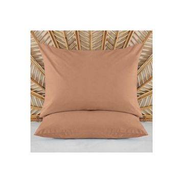 Evidea Soft Basic Karamel 50x70 cm 2'li Yastık Kılıfı