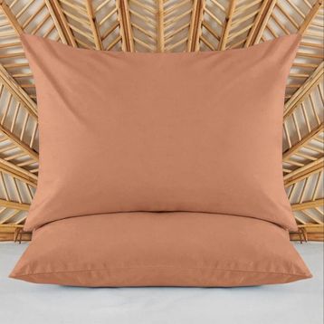 Evidea Soft Basic Karamel 50x70 cm 2'li Yastık Kılıfı