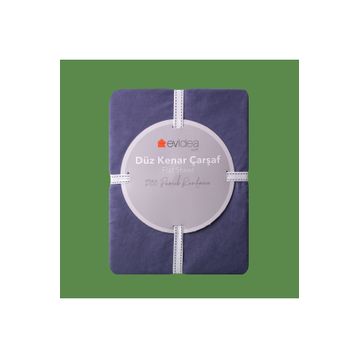 Evidea Soft Basic Lacivert 160x240 cm Tek Kişilik Düz Kenar Çarşaf