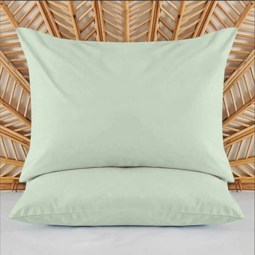 Evidea Soft Basic Yeşil 50x70 cm 2'li Yastık Kılıfı