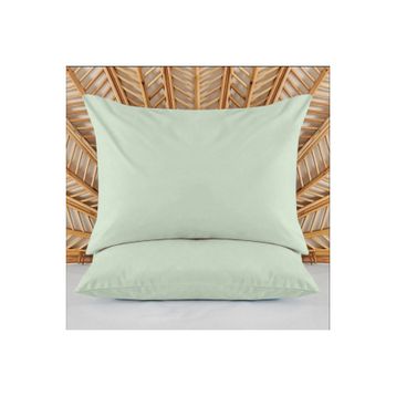Evidea Soft Basic Yeşil 50x70 cm 2'li Yastık Kılıfı