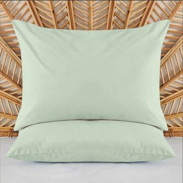 Evidea Soft Basic Yeşil 50x70 cm 2'li Yastık Kılıfı