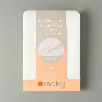Evidea Soft Beyaz 50x70 cm Sıvı Geçirmez Yastık Alezi