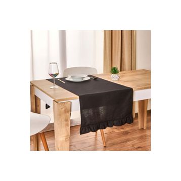 Evidea Soft Fancy Siyah 50x130 cm Runner