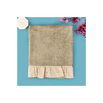 Evidea Soft Green Culture Twin Yeşil 50x90 cm Papatya Desenli Yüz Havlusu