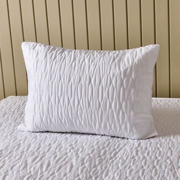 Evidea Soft Kapitoneli Beyaz 50x70 cm Sıvı Geçirmez Yastık Alezi