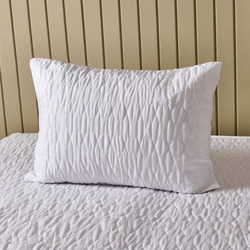 Evidea Soft Kapitoneli Beyaz 50x70 cm Sıvı Geçirmez Yastık Alezi
