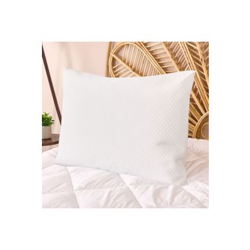Evidea Soft Kapitoneli Beyaz 50x70 cm Sıvı Geçirmez Yastık Alezi