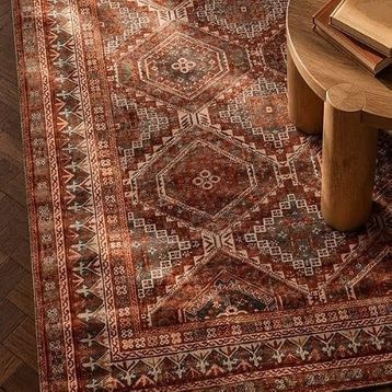 Evidea Soft Lalbahar Afgan Desenli Bej 160x230 cm Halı
