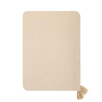 Evidea Soft Lole Bej 50x150 cm Püsküllü Runner