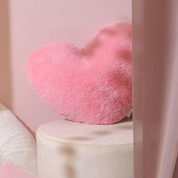 Evidea Soft Love Figürlü Pembe 45 cm Yastık