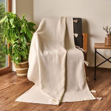 Evidea Soft Mount Ekru 115x200 cm Koltuk Örtüsü