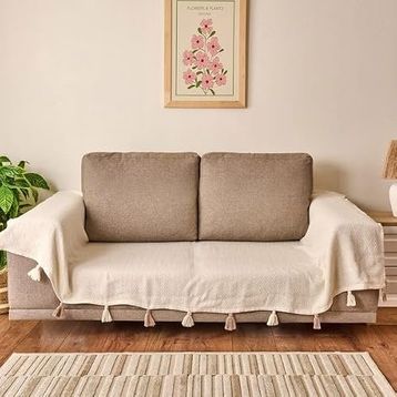 Evidea Soft Mount Ekru 115x200 cm Koltuk Örtüsü
