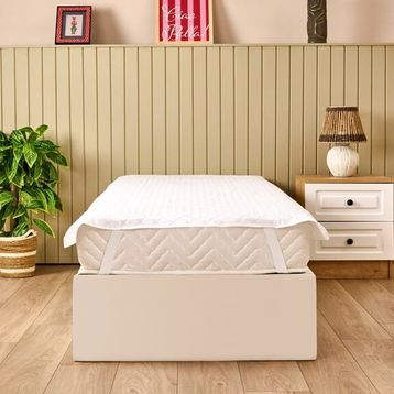 Evidea Soft Nando 100x200 cm Beyaz Basic Lastikli Alez
